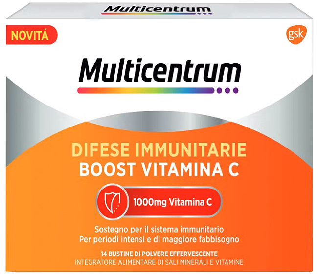 MULTICENTRUM DIFESE IMMUNITARIE BOOST VITAMINA C 28 BUSTINE - Metafarm
