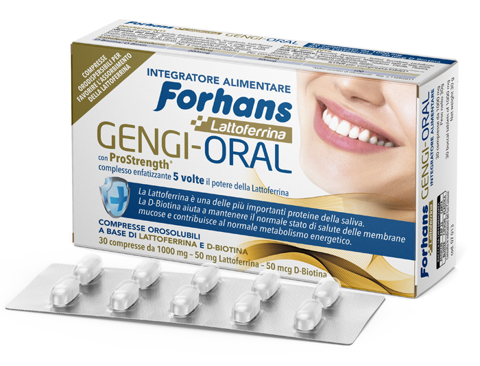FORHANS LATTOFERRINA GENGI ORAL 30 COMPRESSE - Metafarm