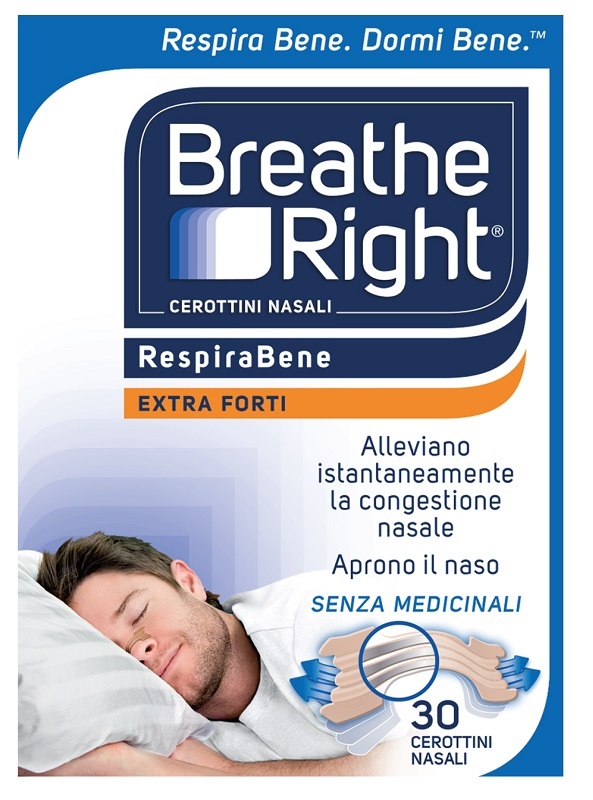 CEROTTI NASALI BREATHE RIGHT EXTRA FORTE 30 PEZZI - Metafarm