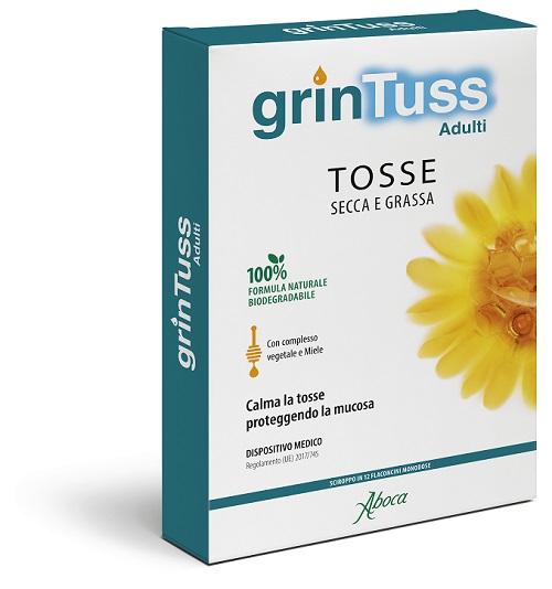 GRINTUSS ADULTI SCIROPPO 12 FLACONCINI MONODOSE - Metafarm