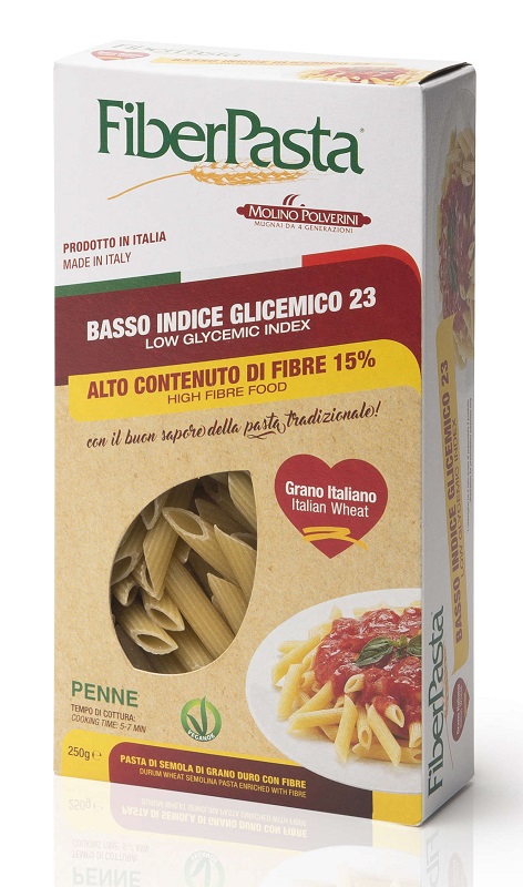 FIBERPASTA PENNE BASSO INDICE GLICEMICO 250 G - Metafarm