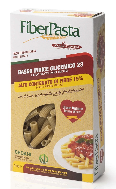 FIBERPASTA SEDANI BASSO INDICE GLICEMICO 250 G - Metafarm