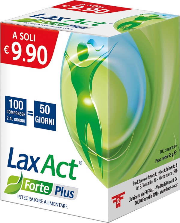 LAX ACT FORTE PLUS 100 COMPRESSE - Metafarm