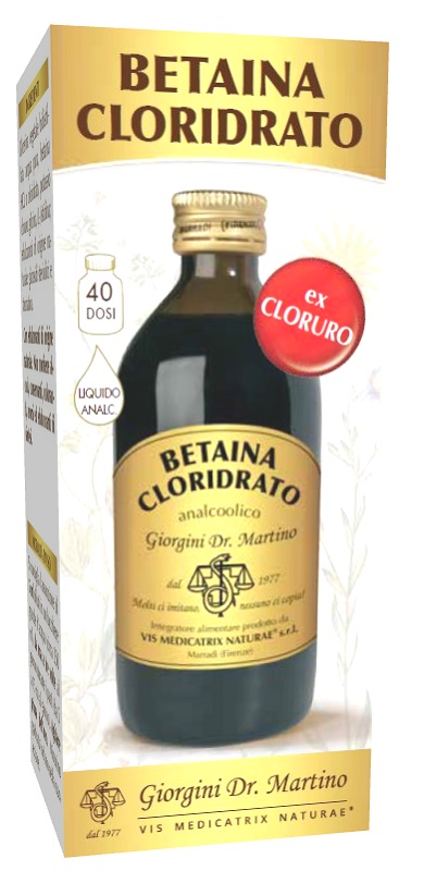 BETAINA CLORIDRATO LIQUIDO ANALCOLICO 200 ML - Metafarm