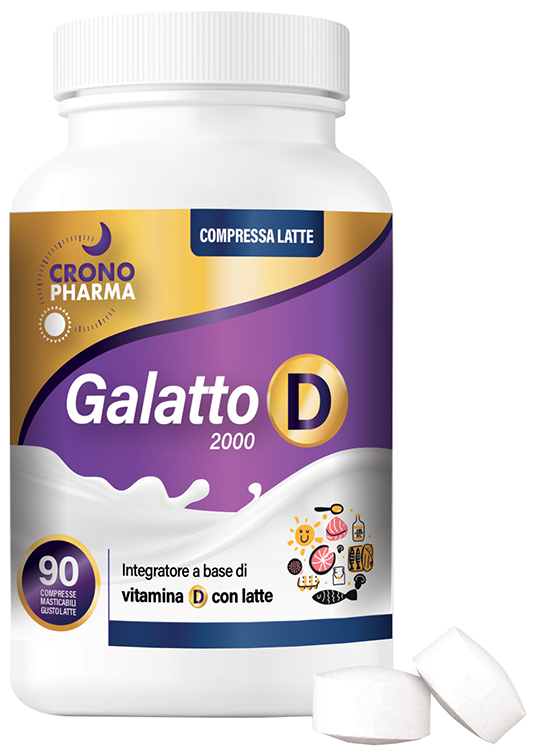 GALATTO D 2000 90 COMPRESSE - Metafarm