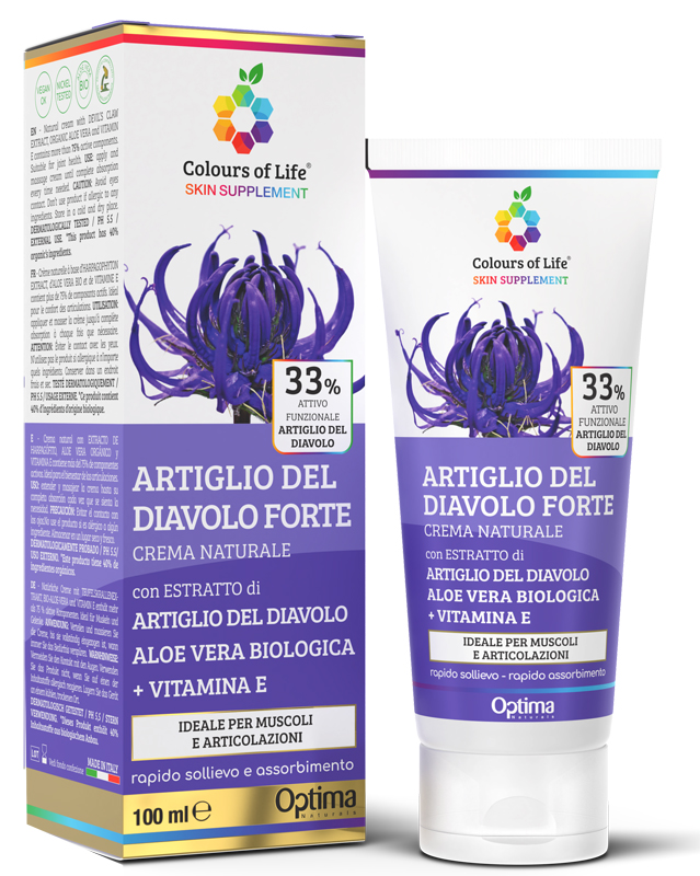 COLOURS OF LIFE SKIN SUPPLEMENT ARTIGLIO DEL DIAVOLO 33% CREMA 100 ML - Metafarm