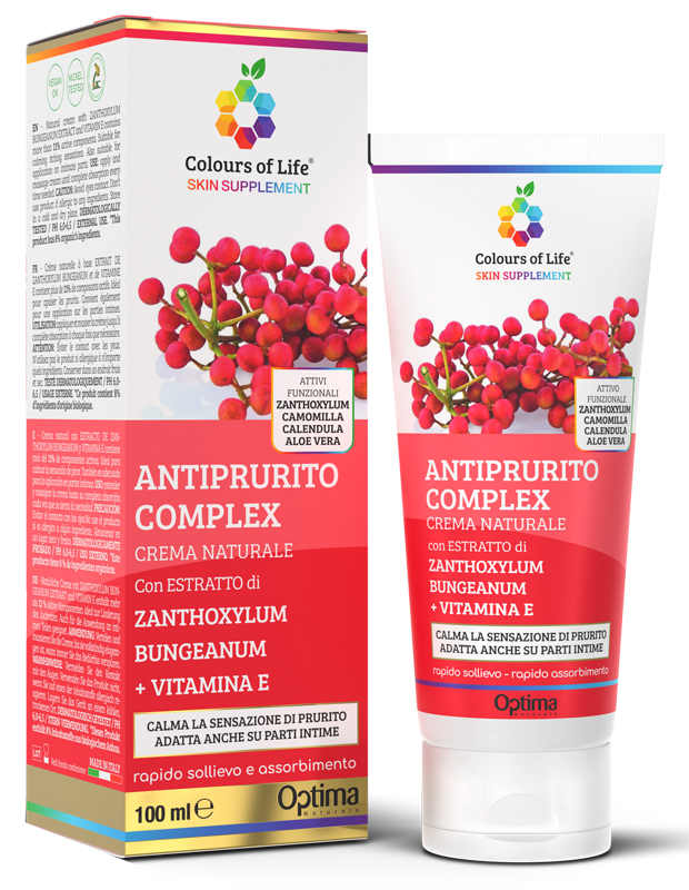 COLOURS OF LIFE SKIN SUPPLEMENTE ANTIPRURITO COMPLEX CREMA 100 ML - Metafarm