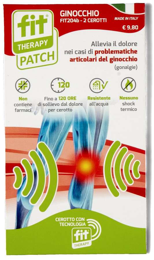 CEROTTO FIT THERAPY GINOCCHIO 2 PEZZI - Metafarm