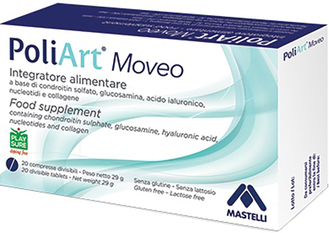 POLIART MOVEO 20 COMPRESSE DIVISIBILI NON RIVESTITE - Metafarm