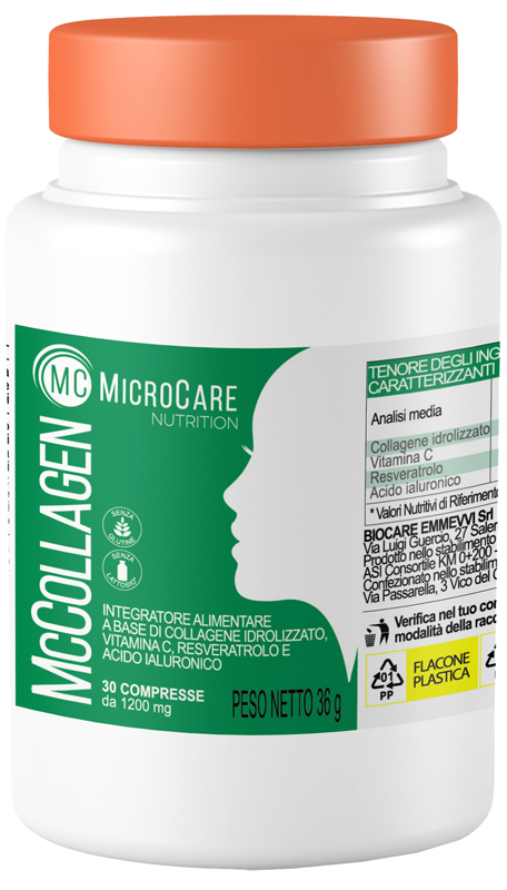 MICROCARE NUTRITION MC COLLAGEN 30 COMPRESSE DA 1200 MG - Metafarm