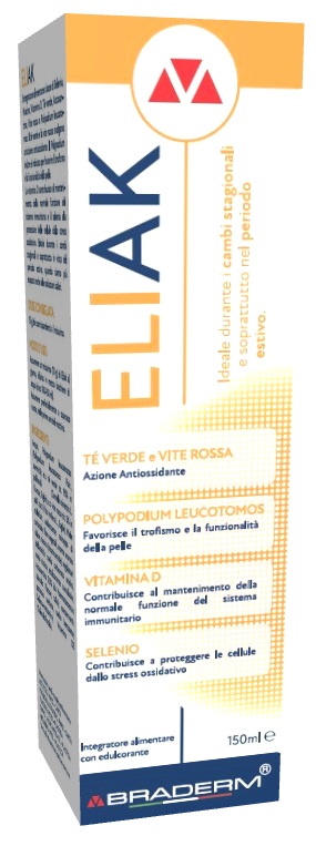 ELIAK 30 BUSTINE DA 5 ML BRADERM - Metafarm