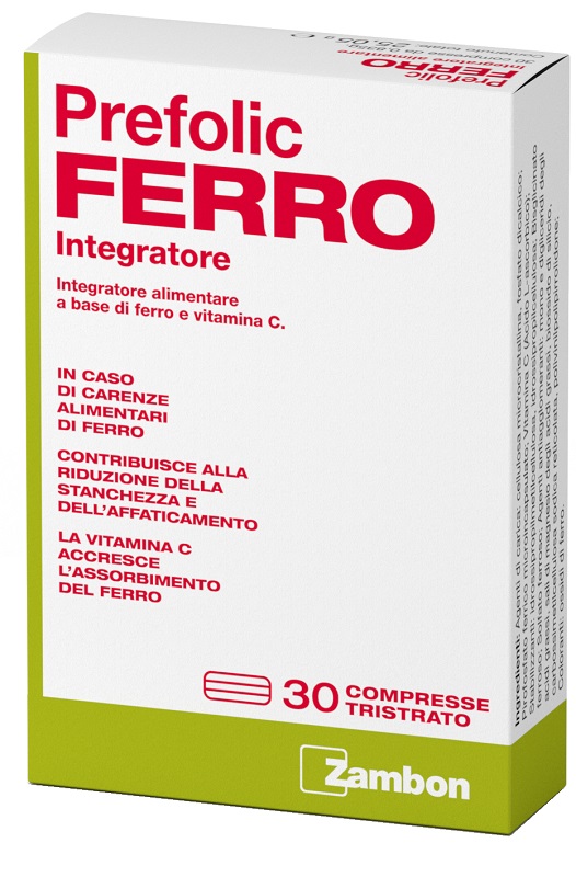 PREFOLIC FERRO 30 COMPRESSE - Metafarm