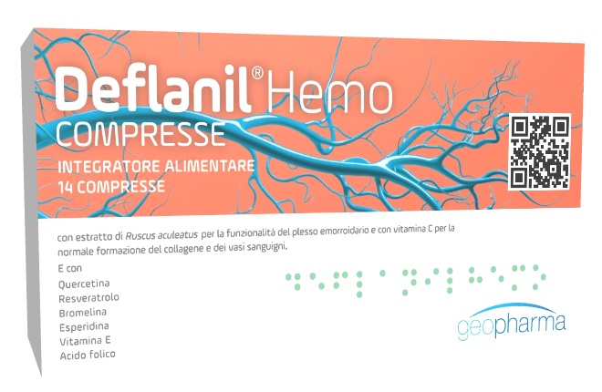 DEFLANIL HEMO 14 COMPRESSE - Metafarm