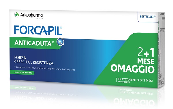 FORCAPIL ANTICADUTA 90CPR 2+1 MESE IN OMAGGIO - Metafarm