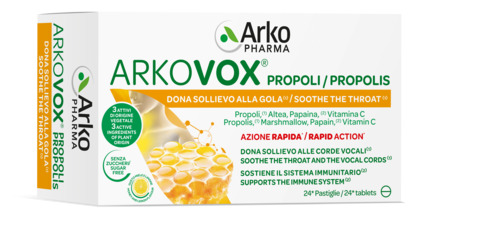 ARKOVOX PROPOLI MIELE/LIMONE 24 COMPRESSE - Metafarm