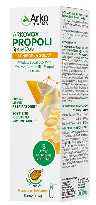 ARKOVOX PROPOLI SPRAY 30 ML - Metafarm