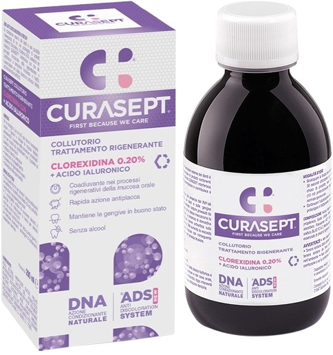CURASEPT COLLUTORIO ADS DNA TRATTAMENTO RIGENERANTE 200 ML - Metafarm