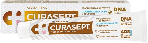 CURASEPT GEL DENTIFRICIO ADS DNA TRATTAMENTO PROTETTIVO 75 ML - Metafarm