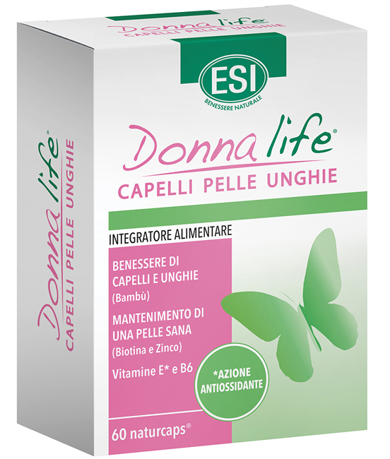 ESI DONNA LIFE CAPELLI PELLE UNGHIE 60 NATURCAPS - Metafarm