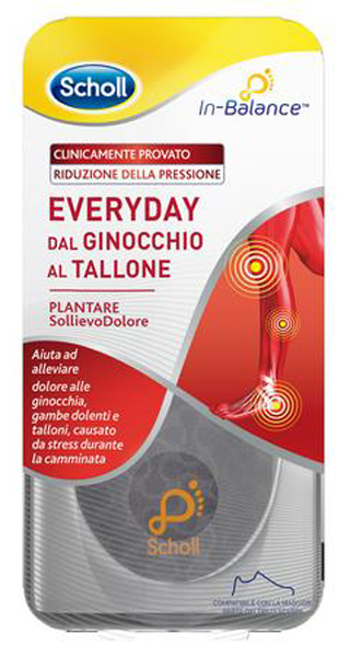 PLANTARE SOLLIEVO DOLORE DA GINOCCHIO A TALLONE SCHOLL IN BALANCE EVERYDAY M - Metafarm