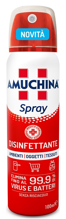 AMUCHINA SPRAY AMBIENTI OGGETTI TESSUTI 100 ML - Metafarm