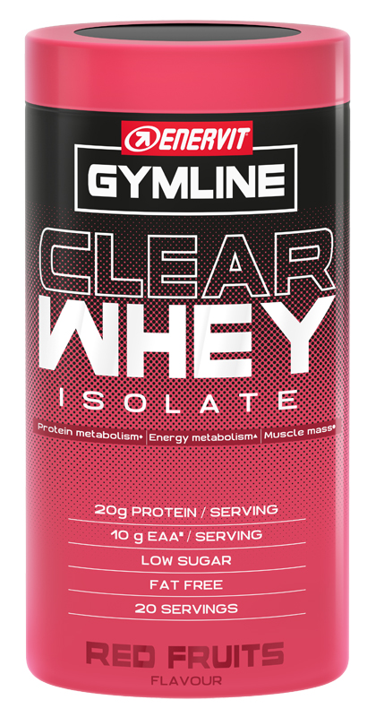 GYMLINE CLEAR WHEY ISOLATE RED FRUITS 480 G - Metafarm