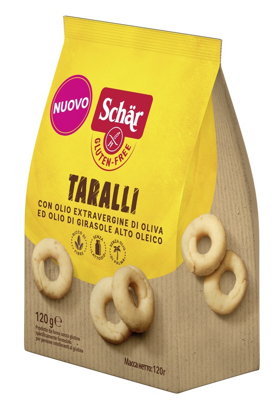 SCHAR TARALLI SENZA LATTOSIO 120 G - Metafarm