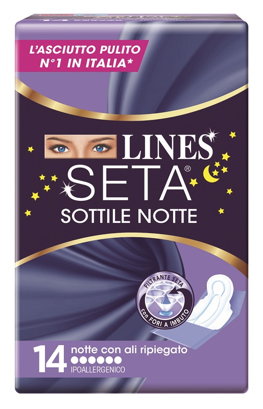 LINES SETA SOTTILE NOTTE CON ALI 14 PEZZI - Metafarm