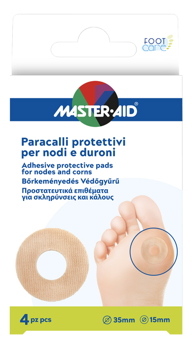 PARACALLI MASTER-AID FOOTCARE NODI E DURONI 4 PEZZI B8 - Metafarm