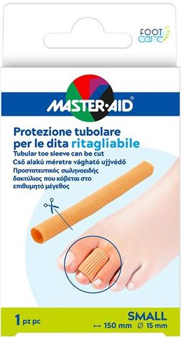 PROTEZIONE TUBOLARE MASTER-AID FOOTCARE RITAGLIABILE 15 CM 15 MM SMALL C6 - Metafarm