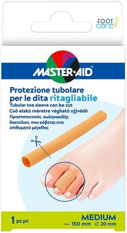 PROTEZIONE TUBOLARE MASTER-AID FOOTCARE RITAGLIABILE 15 CM 20 MM MEDIUM C7 - Metafarm