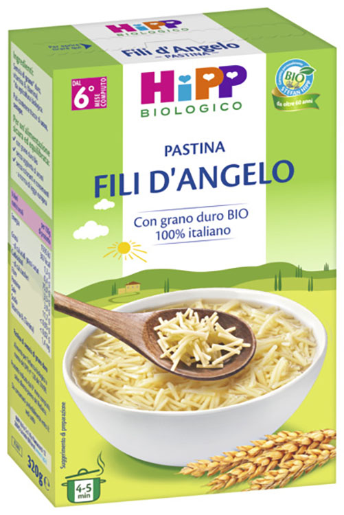 HIPP BIO PASTINA FILI D'ANGELO 320 G - Metafarm