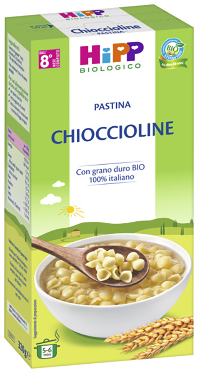 HIPP BIO PASTINA CHIOCCIOLINE 320 G - Metafarm