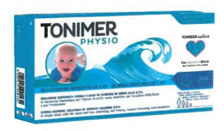 TONIMER PHYSIO MONODOSE SOLUZIONE ISOTONICA MULTIFUNZIONE A BASE DI CLORURO DI SODIO 0,9% 20 FLACONCINI 5 ML PROMO - Metafarm