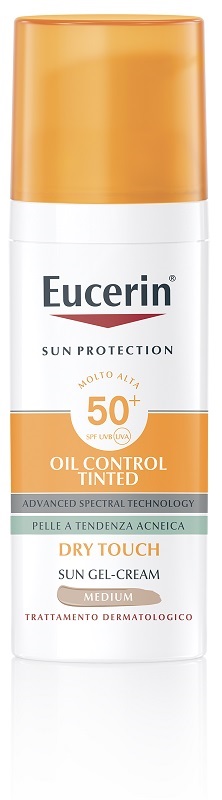 EUCERIN SUN OIL CONTROL TINTED CREAM SPF50+ 50 ML - Metafarm