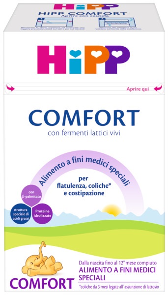 HIPP LATTE COMFORT 600 G - Metafarm