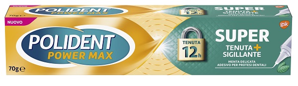POLIDENT SUPER TENUTA+SIGILLANTE MENTA DELICATA ADESIVO PROTESI DENTALE 70 G - Metafarm