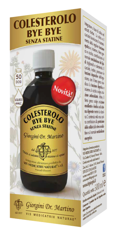COLESTEROLO BYE BYE SENZA STATINE 500 ML - Metafarm
