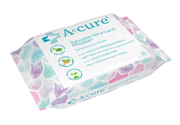A+CURE STRUCCANTE MICELLARE POCKET MAXI 20 SALVIETTE - Metafarm