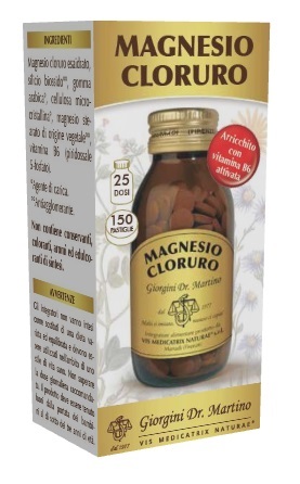 MAGNESIO CLORURO 150 PASTIGLIE - Metafarm