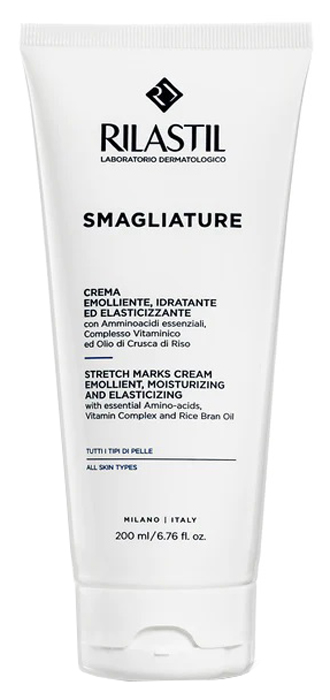 RILASTIL SMAGLIATURE CREMA EMOLLIENTE IDRATANTE ED ELASTICIZZANTE 200 ML - Metafarm