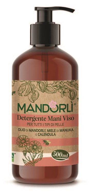 MANDORLI DETERGENTE MANI VISO PER TUTTI I TIPI DI PELLE 500 ML - Metafarm