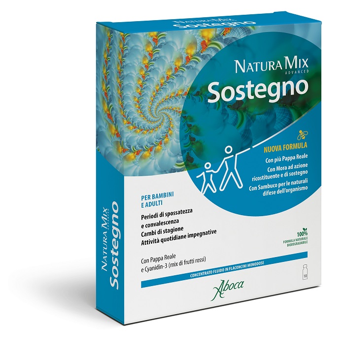 NATURA MIX ADVANCED SOSTEGNO 10 FLACONCINI DA 15 ML - Metafarm