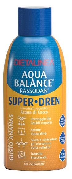 AQUA BALANCE RASSODAN SUPER DREN ANANAS 500 ML - Metafarm