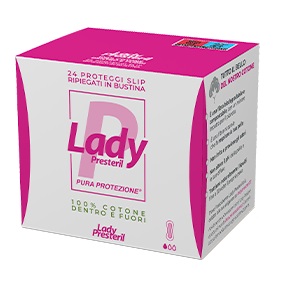 LADY PRESTERIL PROTEGGI SLIP RIPIEGATI BIODEGRADABILI 24 PEZZI - Metafarm