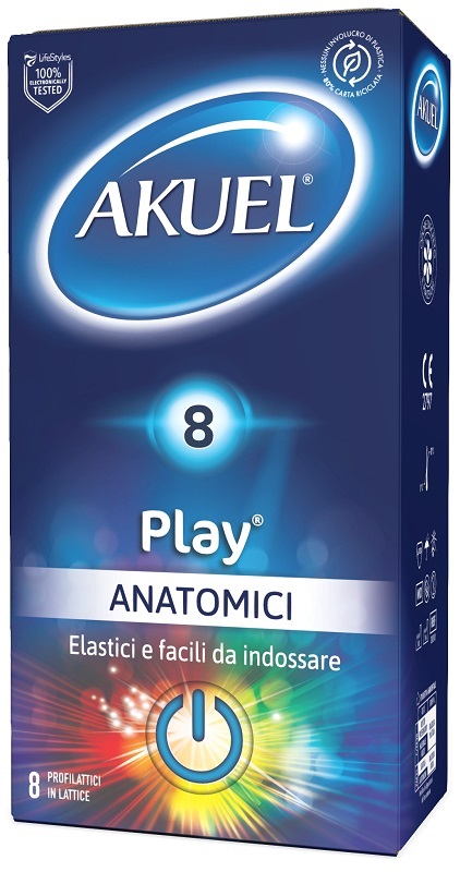 PROFILATTICO AKUEL PLAY ANATOMICO 8 PEZZI - Metafarm