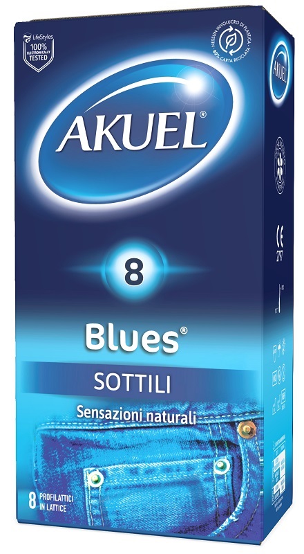 PROFILATTICO AKUEL BLUES SOTTILE 8 PEZZI - Metafarm