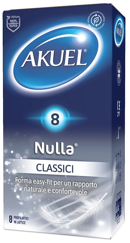 PROFILATTICO AKUEL NULLA CLASSICO 8 PEZZI - Metafarm