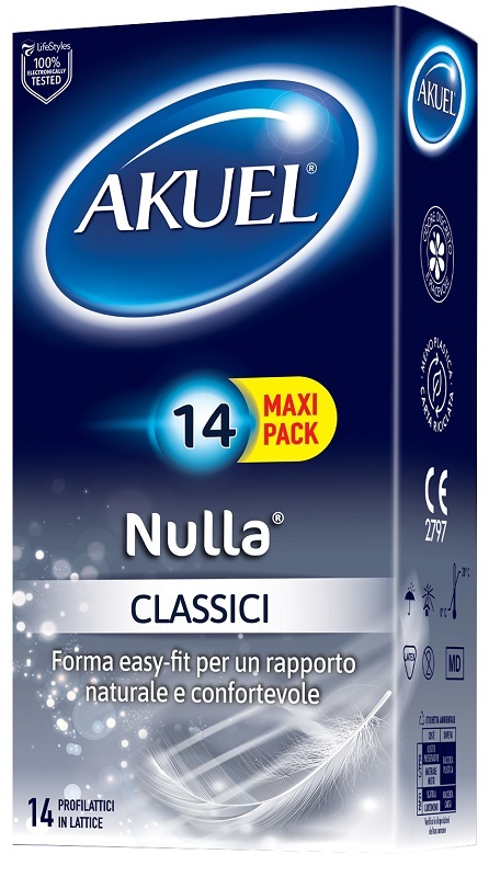 PROFILATTICO AKUEL NULLA CLASSICO 14 PEZZI - Metafarm