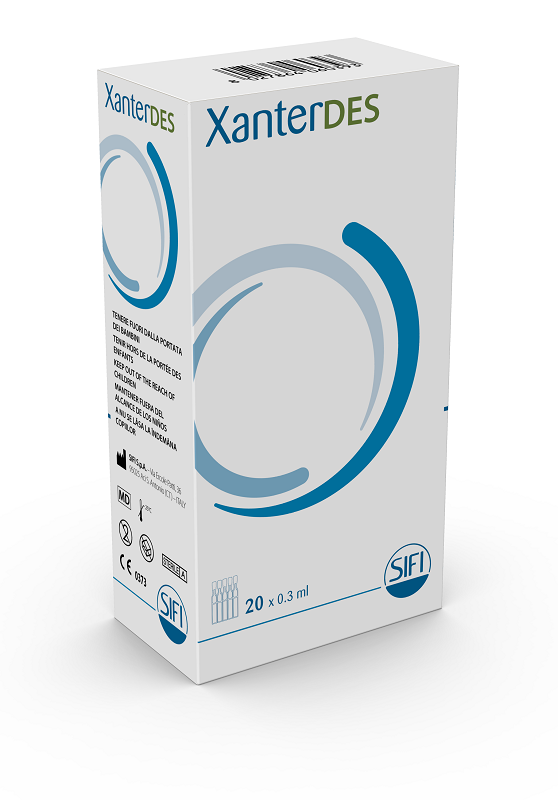 XANTERDES SOLUZIONE OFTALMICA 20 FLACONCINI MONODOSE DA 0,3 ML - Metafarm
